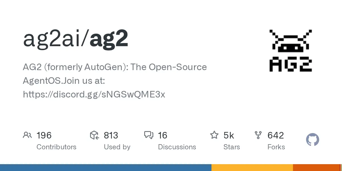 AutoGen AG2 multi-agent AI framework
