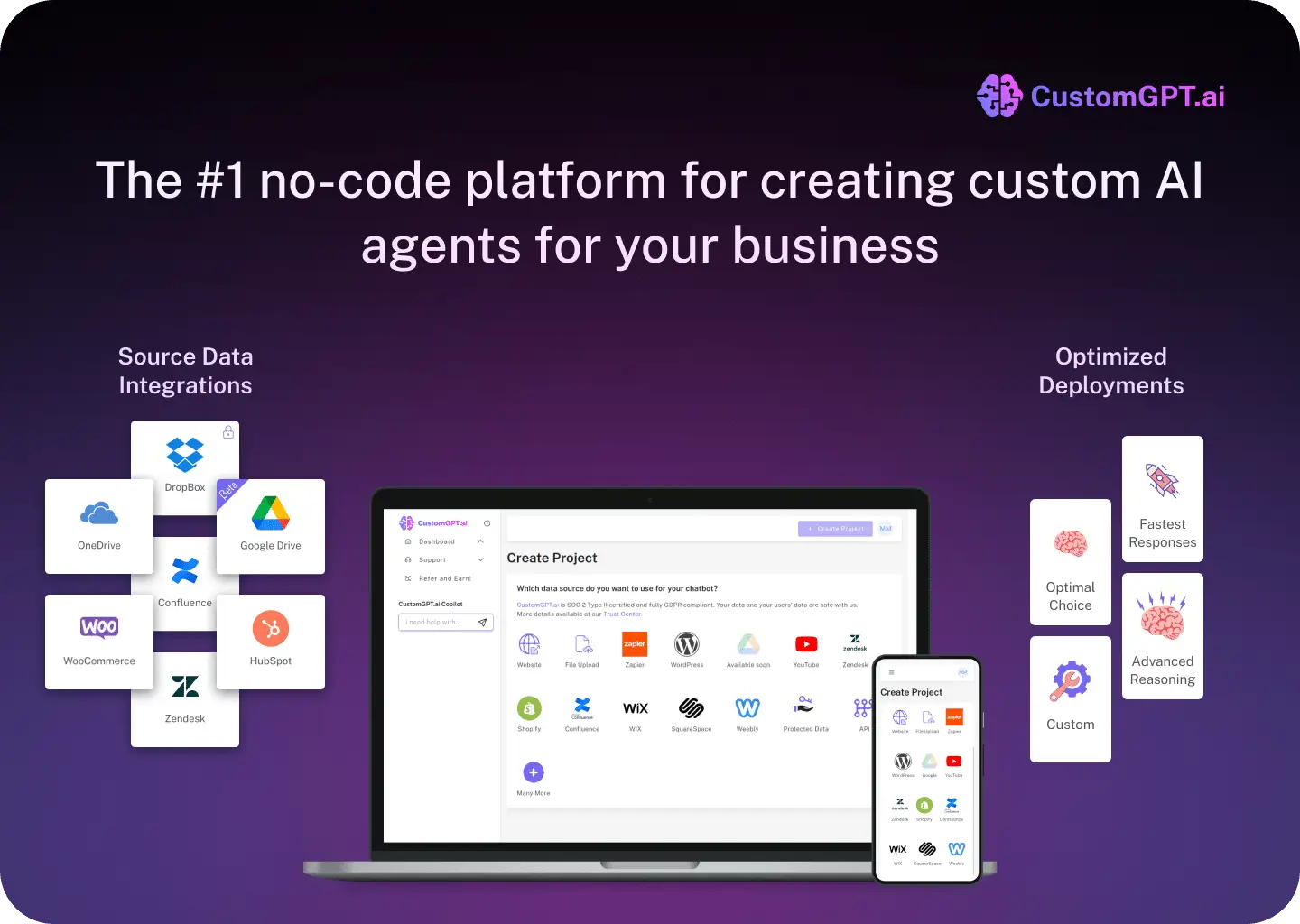 CustomGPT.ai white-label RAG chatbot builder for agencies
