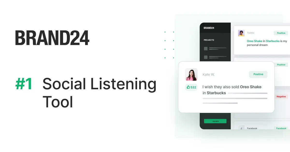 Brand24 AI social listening and media monitoring platform