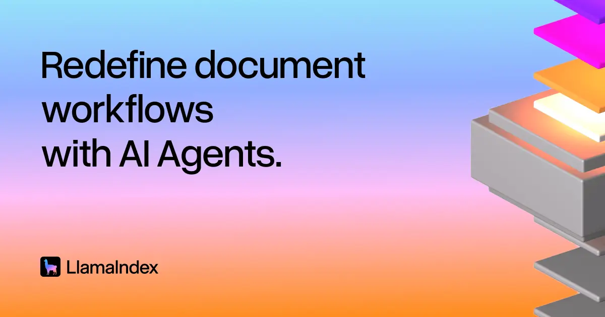 LlamaIndex AI agent framework for documents