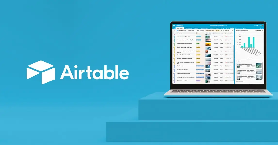 Airtable Omni AI conversational app builder generating production-ready applications