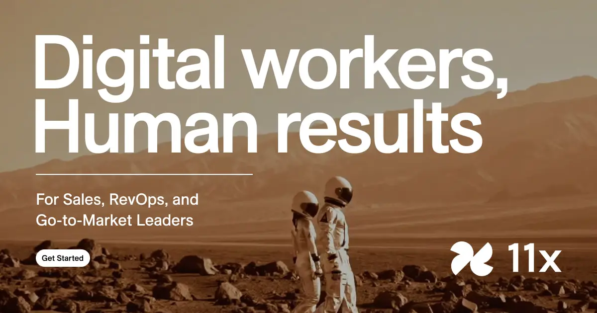 11x AI sales agent — digital workers for sales, RevOps, and go-to-market teams
